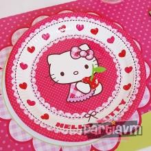 Partiavm Hello Kitty Doğum Günü Süsleri Tabak 5 Adet