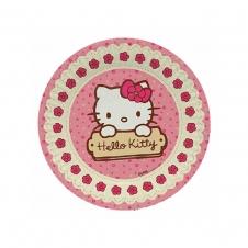 Partiavm Hello Kitty Karton Tabak 23 cm 8 li