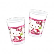 Partiavm Hello Kitty Plastik Plastik Bardak 200ml 8 Adet