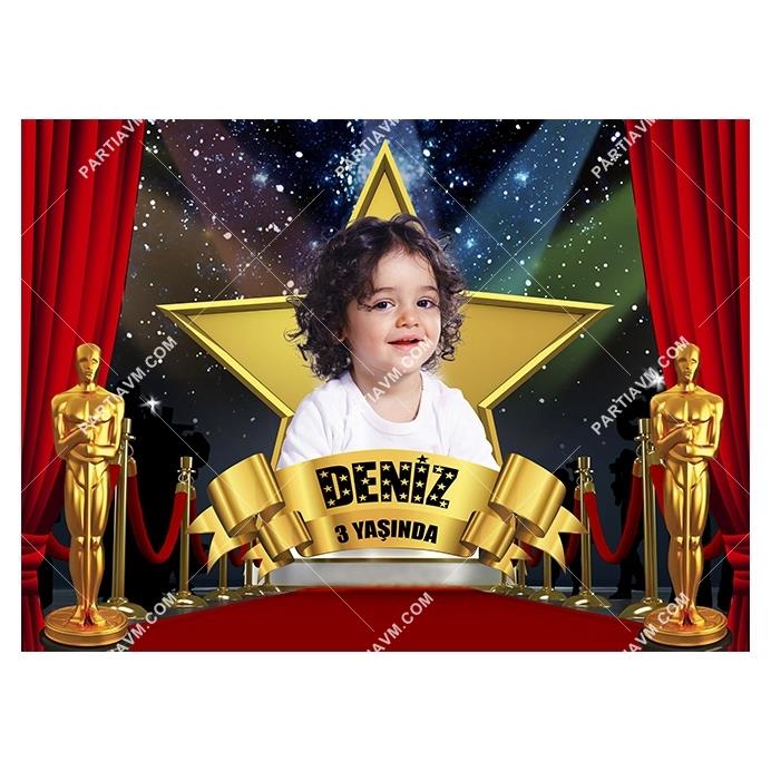 Hollywood - Oscar Doğum Günü 120 X 85 cm Dev Pano Afiş