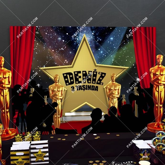 Hollywood - Oscar Doğum Günü 120 X 85 cm Dev Pano Afiş