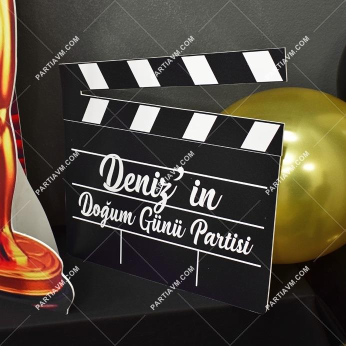 Hollywood - Oscar Doğum Günü 30 cm Dekor Pano