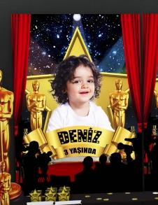 Partiavm Hollywood - Oscar Doğum Günü 70x100 cm Katlanmaz Pano Afiş satın al