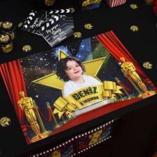 Partiavm Hollywood - Oscar Doğum Günü Amerikan Servis Kalın Kuşe Kağıt 5 Adet