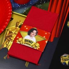 Partiavm Hollywood - Oscar Doğum Günü Peçete Bandı ve Peçete 5 Adet