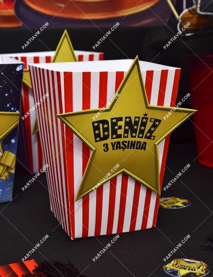 Hollywood - Oscar Doğum Günü Popcorn Kutusu 5 Adet