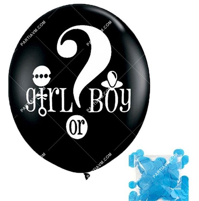 Jumbo Boy Cinsiyet Belirleme Balonu Seti