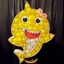SAMM Karakter Temalı Dev Balon Standı Model12 Sarı Baby Shark Temalı 120cm satın al