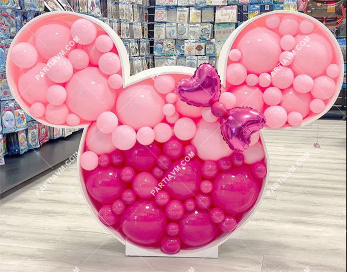 Karakter Temalı Dev Balon Standı Model4-1 Minnie Mouse Temalı 150cm