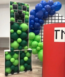 SAMM Karakter Temalı Dev Balon Standı Model7 Minecraft Temalı 150cm