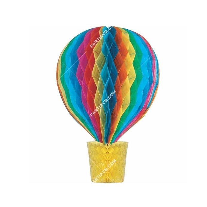 Karışık Hava Balonu Petek Süs 48 cm