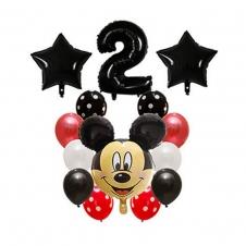 SAMM Kırmızı Mickey Mouse Balon Set