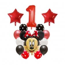 SAMM Kırmızı Minnie Mouse Balon Set