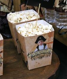 Partiavm Küçük Korsan Doğum Günü Popcorn Kutusu 5 Adet