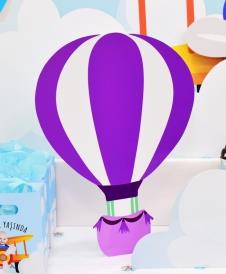 Partiavm Küçük Pilot ve Balonlar Doğum Günü 45 cm Dekor Pano Hava Balonu satın al
