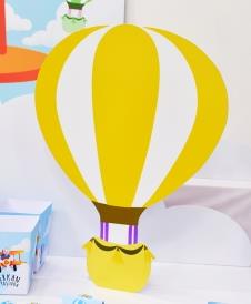 Partiavm Küçük Pilot ve Balonlar Doğum Günü 45 cm Dekor Pano Hava Balonu satın al
