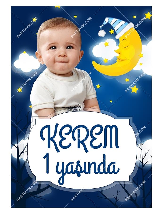 Little Star Doğum Günü 70x100 cm Yırtılmaz Branda Afiş