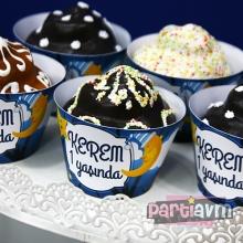 Partiavm Little Star Doğum Günü Süsleri Cupcake Sargısı 10 Adet satın al