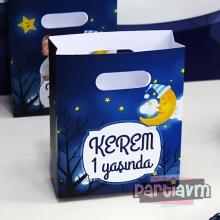 Partiavm Little Star Doğum Günü Süsleri Hediye Çantası Özel Tasarım 13 X 16 cm 5 Adet satın al