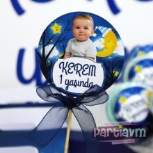 Partiavm Little Star Doğum Günü Süsleri Kürdan Süs Seti Büyük Boy 10 lu Paket satın al