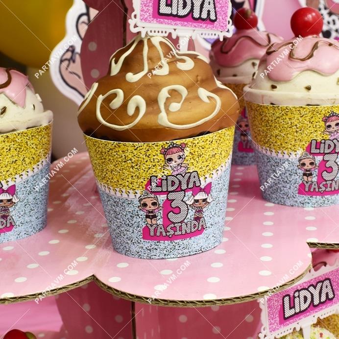 LOL Doğum Günü Cupcake Sargısı 10 Adet