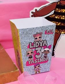 Partiavm LOL Doğum Günü Popcorn Kutusu 5 Adet