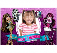 Partiavm Lüks Monster High Doğum Günü 120x85 cm Büyük Boy Kağıt Afiş satın al