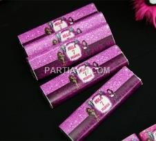 Partiavm Lüks Monster High Doğum Günü Süsleri Baton Çikolata ve Çikolata Bandı satın al