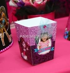 Partiavm Lüks Monster High Doğum Günü Süsleri Popcorn Kutusu 5 Adet