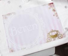 Partiavm Lüks Prenses Doğum Günü Süsleri Amerikan Servis Kalın Kuşe Kağıt 5 Adet