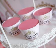 Partiavm Lüks Prenses Doğum Günü Süsleri Cupcake Sargısı 10 Adet satın al