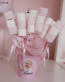 Partiavm Lüks Vintage Doğum Günü Süsleri Marshmallow Etiketli Kovada 10 Adet Kurdeleli Çubuklu Etiketli İkramlık satın al