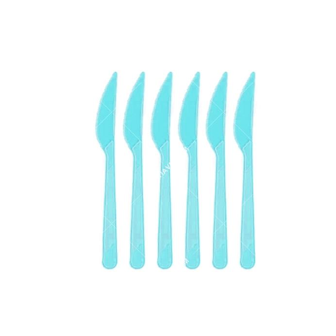 Mavi Plastik Bıçak 25li