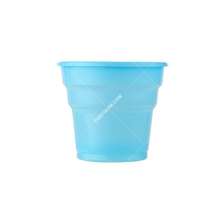 Mavi Plastik Meşrubat Bardağı 25li