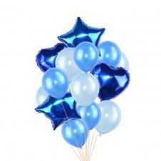 SAMM Mavi Tonları Folyo Balon Demeti 14 lü satın al