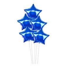 SAMM Mavi Yıldız Balon Demeti 5li satın al