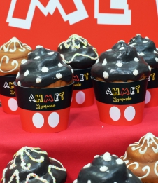 Partiavm Mickey Mouse Doğum Günü Cupcake Sargısı 10 Adet