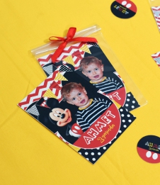 Partiavm Mickey Mouse Doğum Günü Hediyelik Magnet Kurdeleli Poşetinde 7x10 cm satın al