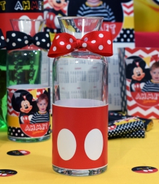 Partiavm Mickey Mouse Doğum Günü Karaf Cam Bardak Etiketli 6 Adet satın al