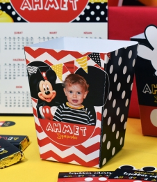 Partiavm Mickey Mouse Doğum Günü Popcorn Kutusu 5 Adet satın al