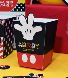 Partiavm Mickey Mouse Doğum Günü Popcorn Kutusu 5 Adet satın al