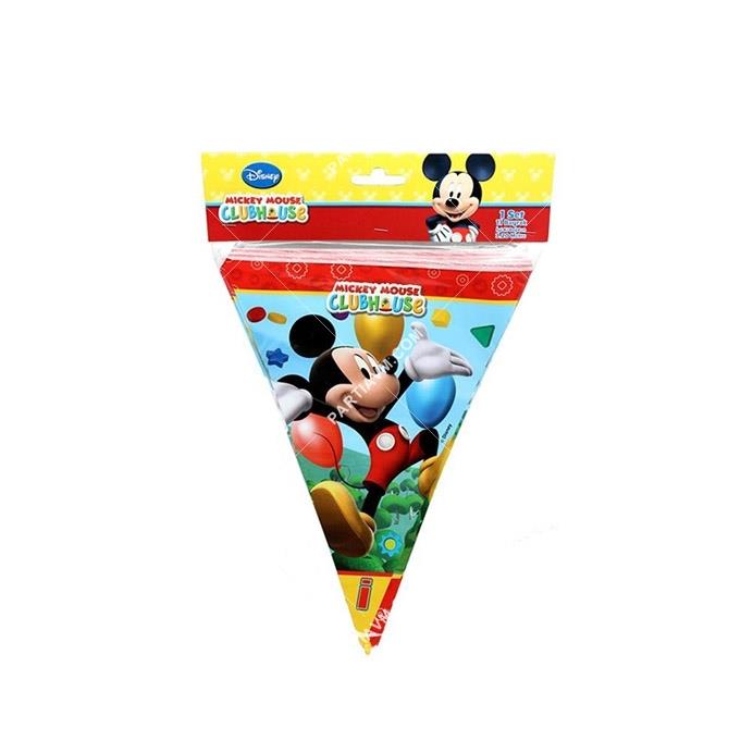 Mickey Mouse Lisanslı Üçgen Bayrak Afiş