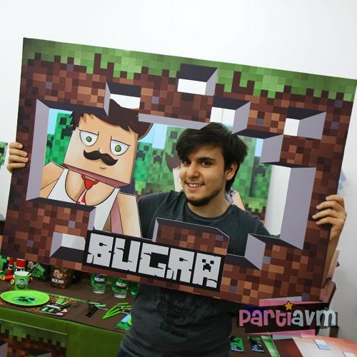 Minecraft Doğum Günü Hatıra Fotoğrafı Çekilme Çerçevesi 70x100cm