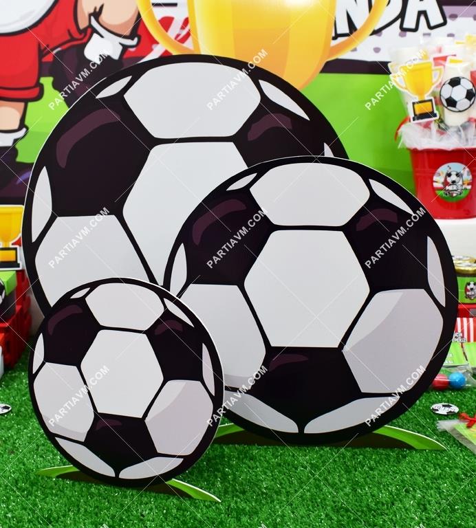 Minik Fanatik 3 lü Set Futbol Topu Dekor Pano