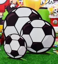 Partiavm Minik Fanatik 3 lü Set Futbol Topu Dekor Pano satın al