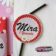 Partiavm Minnie Mouse Doğum Günü Süsleri Pipet Etiketli 5 Adet satın al