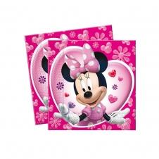 Partiavm  Minnie Mouse Lisanslı Kağıt Peçete 33x33 cm 20 li