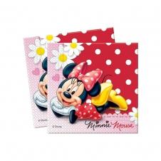 Partiavm  Minnie Mouse Lisanslı Kağıt Peçete 33x33 cm 20 li