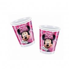 SAMM Minnie Mouse Lisanslı Plastik Bardak 200cc 8 li