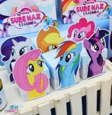 Partiavm My Little Pony Doğum Günü Karakterli Karton Kutu 6 Adet